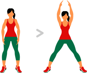 Scientific 7-Minute Workout Jumping Jacks
